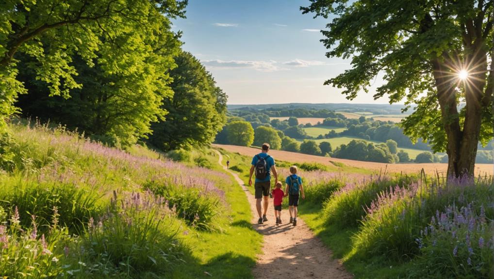 exploring nature with loved ones