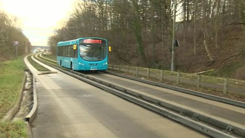 Busway In Luton Closed Following Collision Earlier This Morning