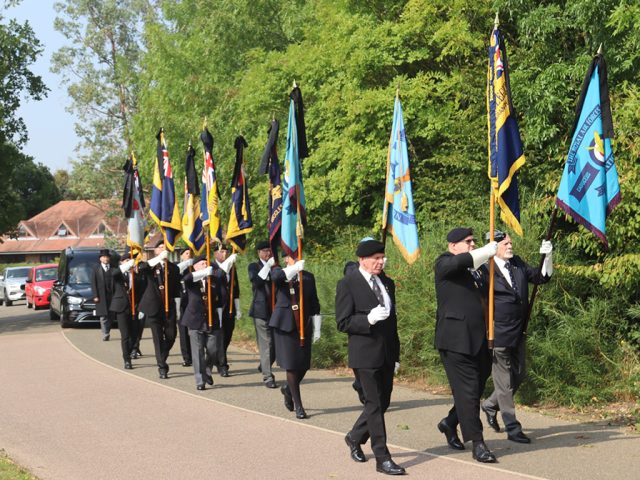 Community Comes Together For Raf Veteran's Heartwarming Funeral